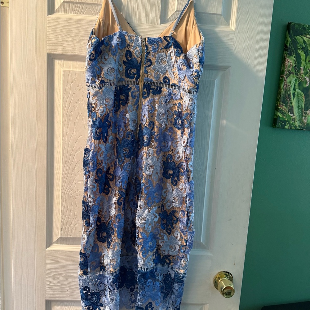Lulu's Blue Dress - Picture 2 of 5